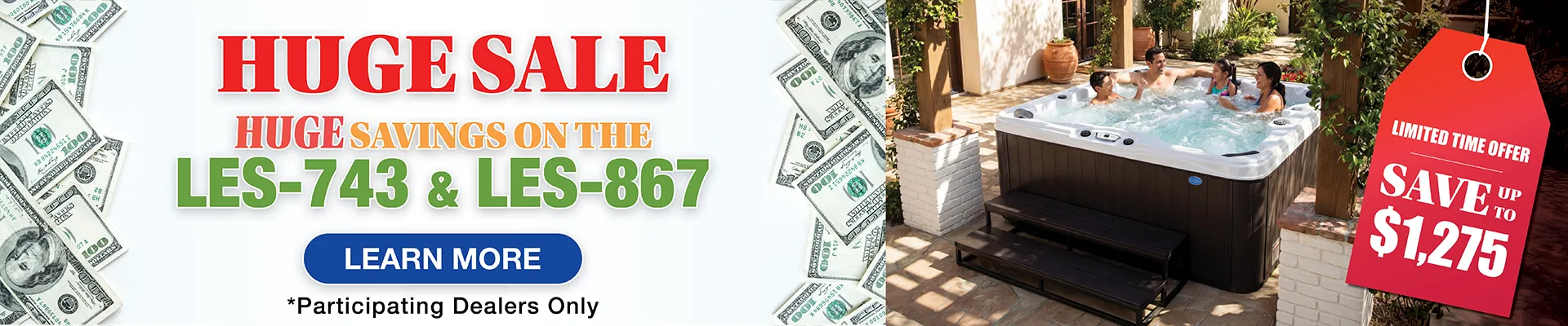 Calspas hot tub being used in a family setting - Aberdeen